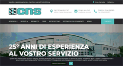 Desktop Screenshot of cns-srl.com